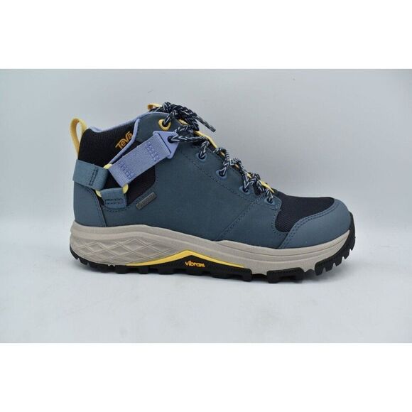 Teva Womens 9 Grandview GTX Gore Tex Mid Blue Mirage Leather Waterproof Hiking - Picture 6 of 12